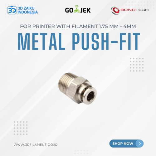 Original Bondtech Heavy-duty Metal Push-fit Connector 